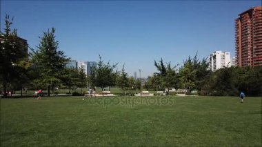 Juan Pablo II Park Santiago, Şili için havadan görünümü