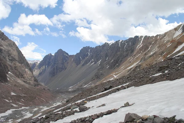 Paesaggio Neve Montagna Santiago Cile — Foto Stock