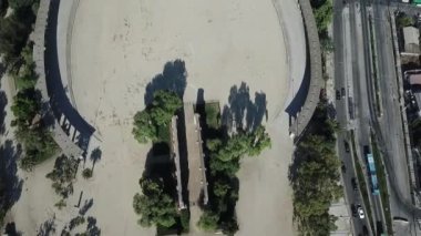 Votivo Tapınağı'nda Maipu Santiago, Şili için havadan görünümü 