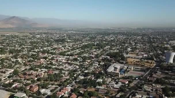 Flygfoto Över Votivo Templet Vid Maipu Santiago Chile — Stockvideo