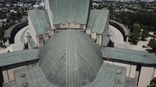 サンティアゴ チリのマイプ Votivo 寺の空撮 — ストック動画