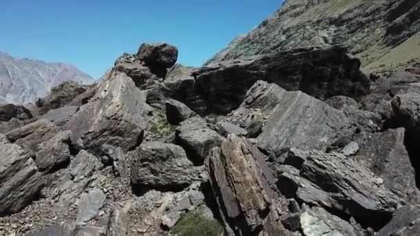 Flygfoto Över Berg Och Klippor Chile — Stockvideo