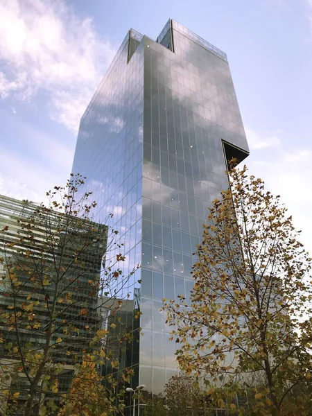 Glass Building Architecture Santiago Chile — Stock Photo, Image