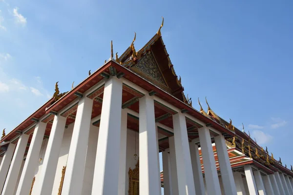 Antigua Arquitectura Templo Tailandia —  Fotos de Stock