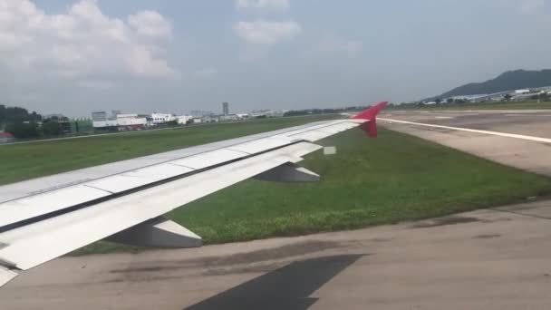 Luftaufnahme Aus Dem Flugzeug — Stockvideo