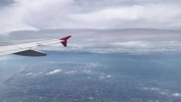 Vista Aérea Desde Avión — Vídeo de stock