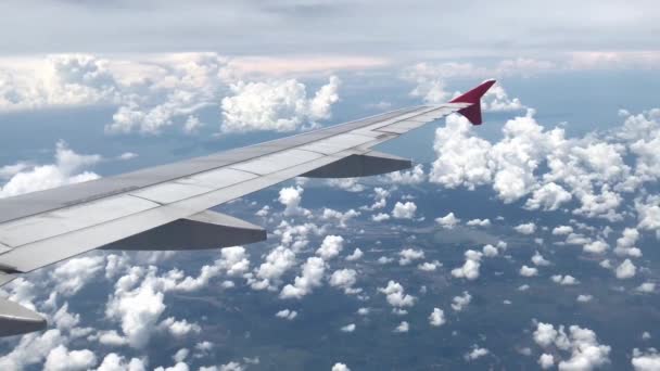 Vista Aérea Desde Avión — Vídeo de stock