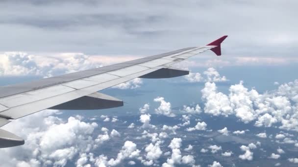 Vista Aérea Desde Avión — Vídeo de stock