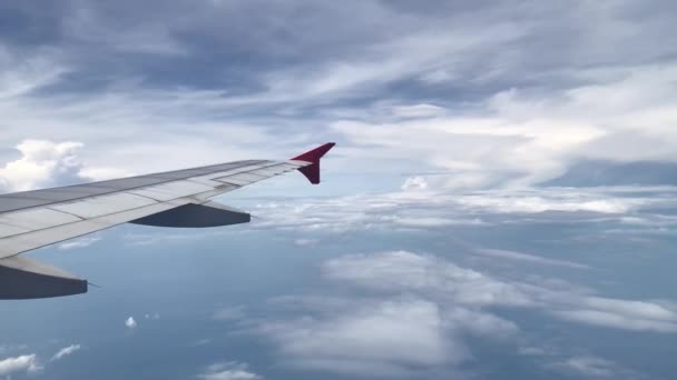 Légi Felvétel Repülőgépről — Stock videók