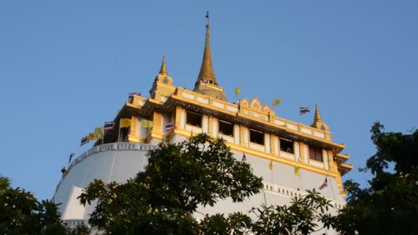 Ancient Architecture Temple Bangkok Thailand — Stock Video