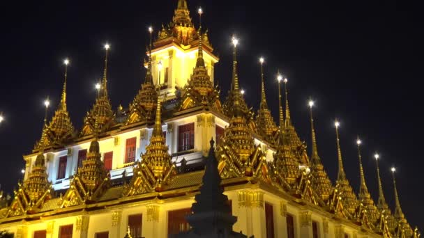 Bangkok Tayland Daki Antik Mimari Tapınak — Stok video