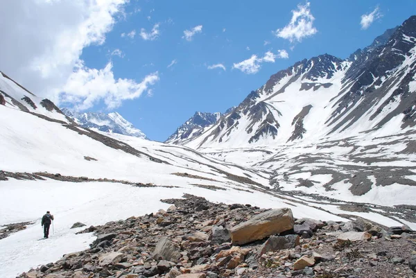 Paysage Neige Mature Montagne — Photo