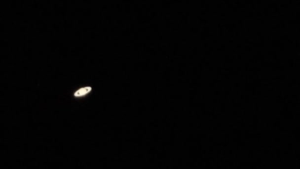 Planeta Saturn Traversează Thailanda — Videoclip de stoc