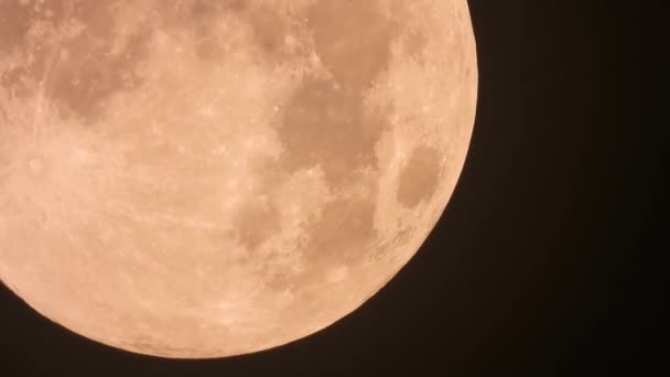 Pełnia Księżyca Wschodząca Zachodząca Tajlandii — Wideo stockowe