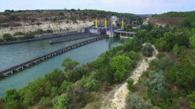 Cernavoda Bent kapısı, Ecluza Cernavoda havadan görünümü