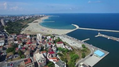 Constanta kıyı şeridi, Romanya üzerinden uçuş