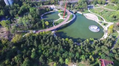 Moghioros Park City'de Bükreş, Romanya havadan görünümü