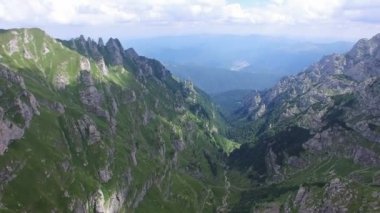 Bucegi Dağları, Romanya, havadan görünümü