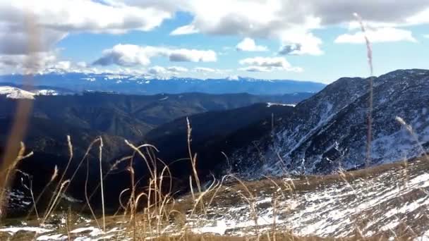 Nubes de lapso de tiempo hermoso en Cordillera — Vídeos de Stock