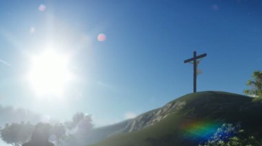 Hıristiyan kadın kaydırma çapraz, İsa dua