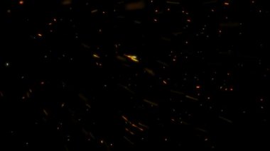 Siyah karşı uçan yangın maytap