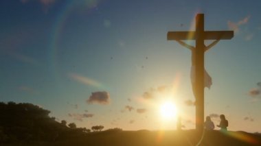 Hıristiyanlar İsa'nın, güneş doğarken, dua vınlamak dışarı