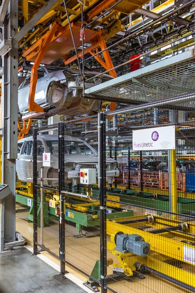 Togliatti Avtovaz otomobil fabrikası. Montaj hattı üretim otomobil Lada, Renault, Nissan, Datsun