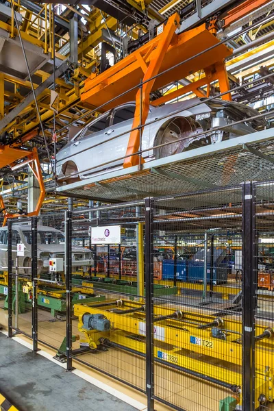 Togliatti Avtovaz otomobil fabrikası. Montaj hattı üretim otomobil Lada, Renault, Nissan, Datsun