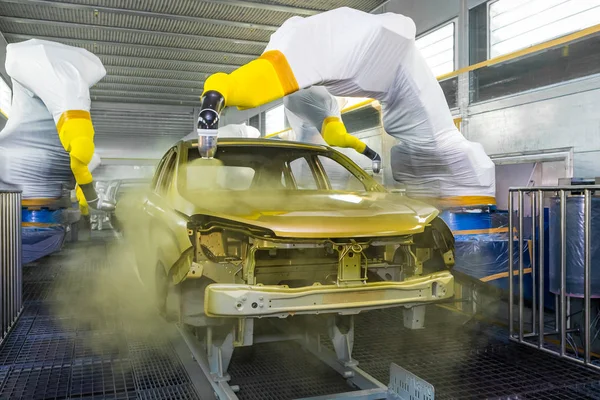 Togliatti Avtovaz otomobil fabrikası. Montaj hattı üretim otomobil Lada, Renault, Nissan, Datsun