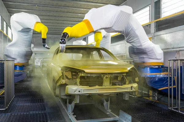 Togliatti Avtovaz otomobil fabrikası. Montaj hattı üretim otomobil Lada, Renault, Nissan, Datsun