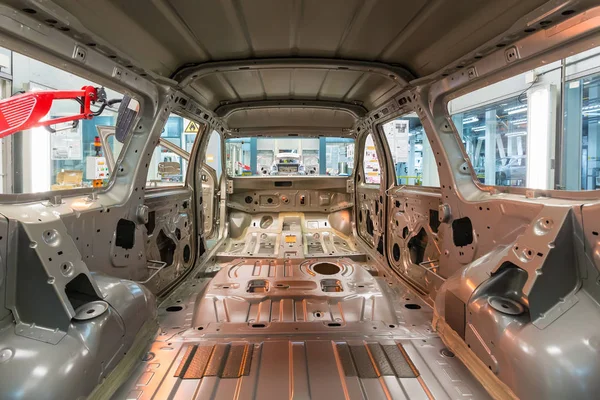 Togliatti Avtovaz otomobil fabrikası. Montaj hattı üretim otomobil Lada, Renault, Nissan, Datsun