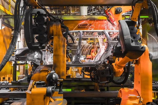 Togliatti Avtovaz otomobil fabrikası. Montaj hattı üretim otomobil Lada, Renault, Nissan, Datsun