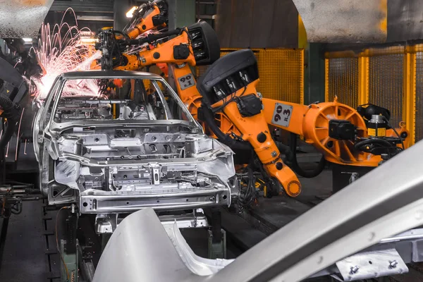 Togliatti Avtovaz otomobil fabrikası. Montaj hattı üretim otomobil Lada, Renault, Nissan, Datsun