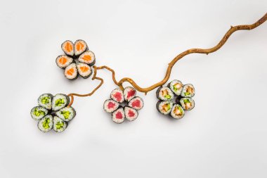 Japon deniz ürünleri mutfağı. Oryantal tat.