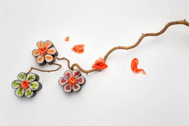 Japon deniz ürünleri mutfağı. Oryantal tat.