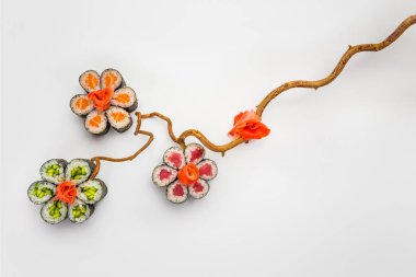 Japon deniz ürünleri mutfağı. Oryantal tat.