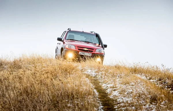 Togliatti Regio Samara Rusland November 2019 Suv Chevrolet Niva Extreme — Stockfoto