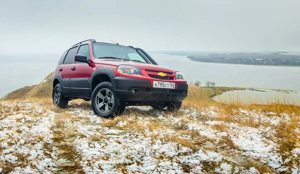 Togliatti Samara Region Russia November 2019 Suv Chevrolet Niva Extreme — 스톡 사진