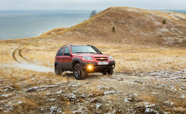 Togliatti Samara Region Russia November 2019 Suv Chevrolet Niva Extreme — 스톡 사진