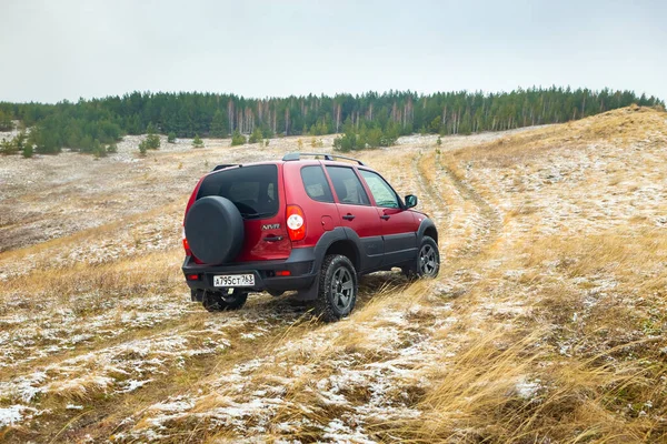 Togliatti Regio Samara Rusland November 2019 Suv Chevrolet Niva Extreme — Stockfoto