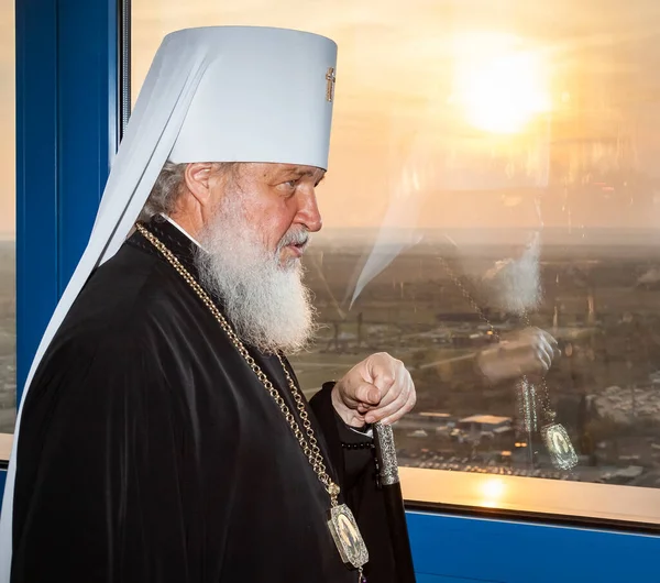 Togliatti Samara Region Russia October 2008 Patriarch Kirill Moscow All — Foto de Stock