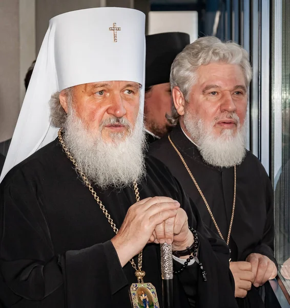 Togliatti Samara Region Russia October 2008 Patriarch Kirill Moscow All — Foto de Stock