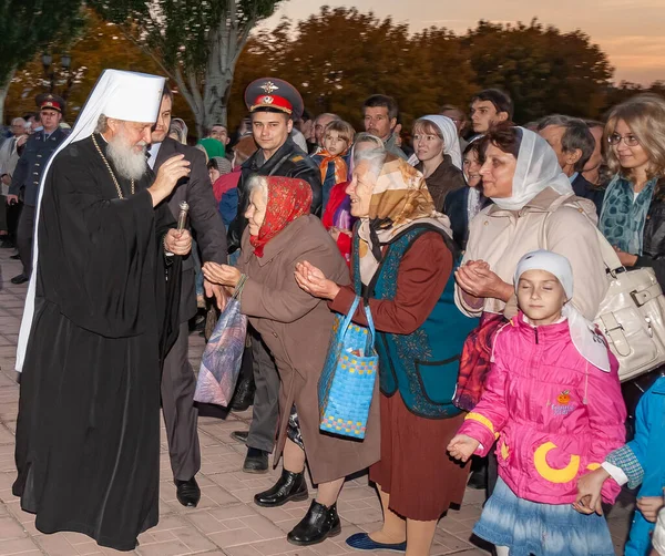 Togliatti Regio Samara Rusland Oktober 2008 Patriarch Kirill Van Moskou — Stockfoto