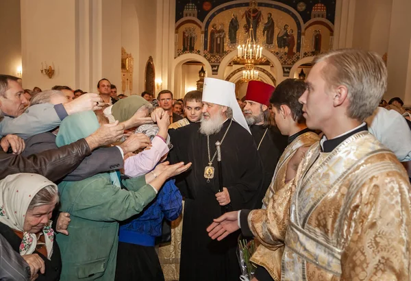 Togliatti Regio Samara Rusland Oktober 2008 Patriarch Kirill Van Moskou — Stockfoto