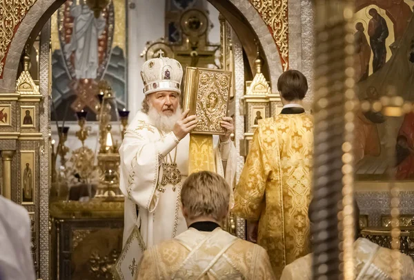 Togliatti Regio Samara Rusland Oktober 2008 Patriarch Kirill Van Moskou — Stockfoto