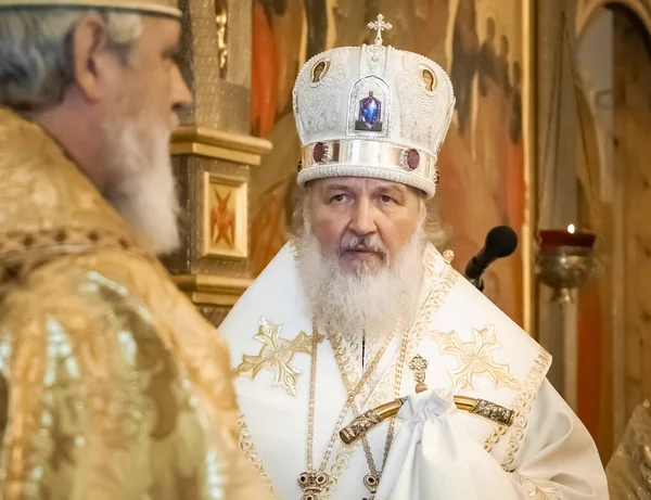 Togliatti Regio Samara Rusland Oktober 2008 Patriarch Kirill Van Moskou — Stockfoto