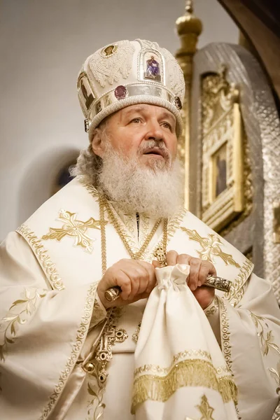 Togliatti Region Samara Russland Oktober 2008 Patriarch Kirill Von Moskau — Stockfoto