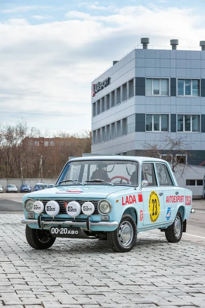 Togliatti Samara Oblast Oroszország Április 2020 Vaz 2101 Másolata Tour — Stock Fotó