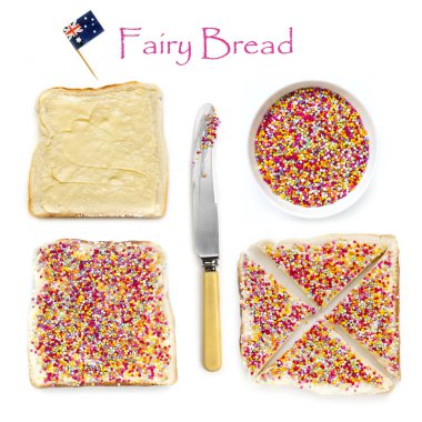 How to Make Fairy Bread clipart