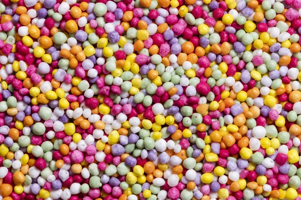 Kleurrijke Candy hagelslag Full Frame achtergrond — Stockfoto